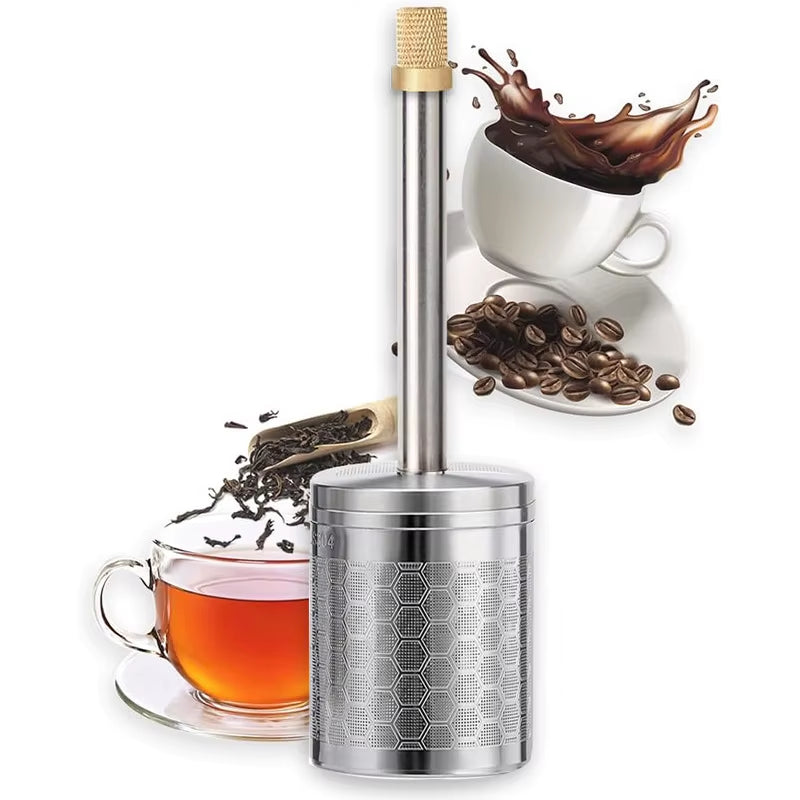 EcoBrew Stainless Steel Coffee & Tea Infuser – Portable & Reusable