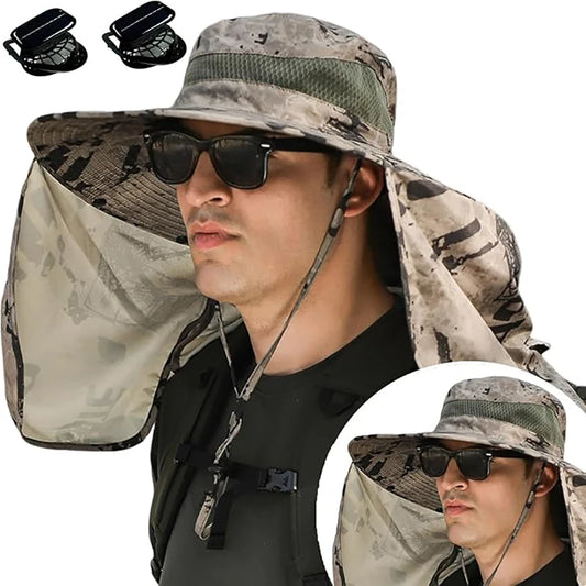 AeroShade™ Solar Fan Fishing Hat
